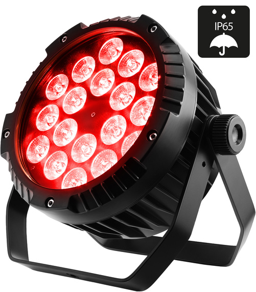Fractal Lights OPTIRAY 18x15W RGBWA 5in1 LED PAR IP65 Waterproof - lampa LED