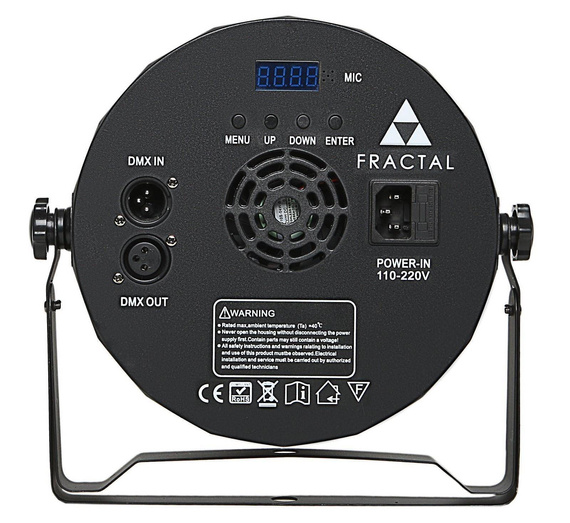 Reflektor sceniczny LED Fractal Lights Par 9x10W RGBW DMX