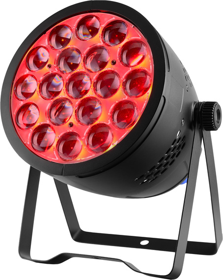 Reflektor PAR LED RGB Fractal Lights Optiray 19x15W Zoom IP65