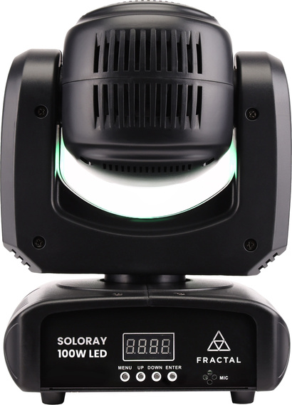Fractal Lights Soloray 100W – ruchoma głowa LED z ringiem
