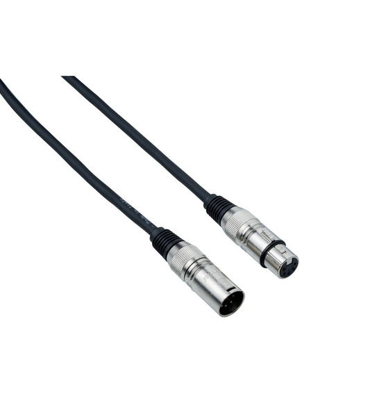Kabel DMX Bespeco DMX200 - kabel cannon męski na cannon żeński 5P, 2m