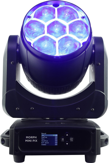 Fractal Lights Morph MINI PIX 7x40W - głowa ruchoma