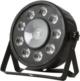 Fractal Lights PAR 9x10W +1+30W RGBW – reflektor sceniczny LED