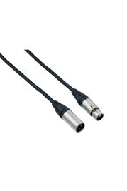 Bespeco DMX005N – kabel XLR męski–żeński 3-pin 5 m