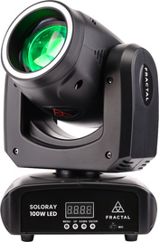 Fractal Lights Soloray 100W – ruchoma głowa LED z ringiem
