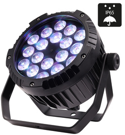 Reflektor LED Fractal Lights Optiray 18x18W IP65 RGBWA+UV 6w1